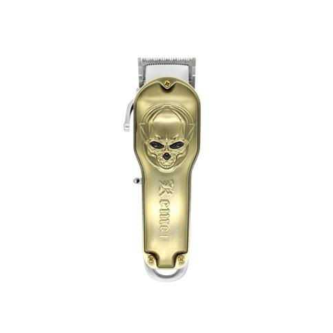 Maquina para sales cortar cabello dorada